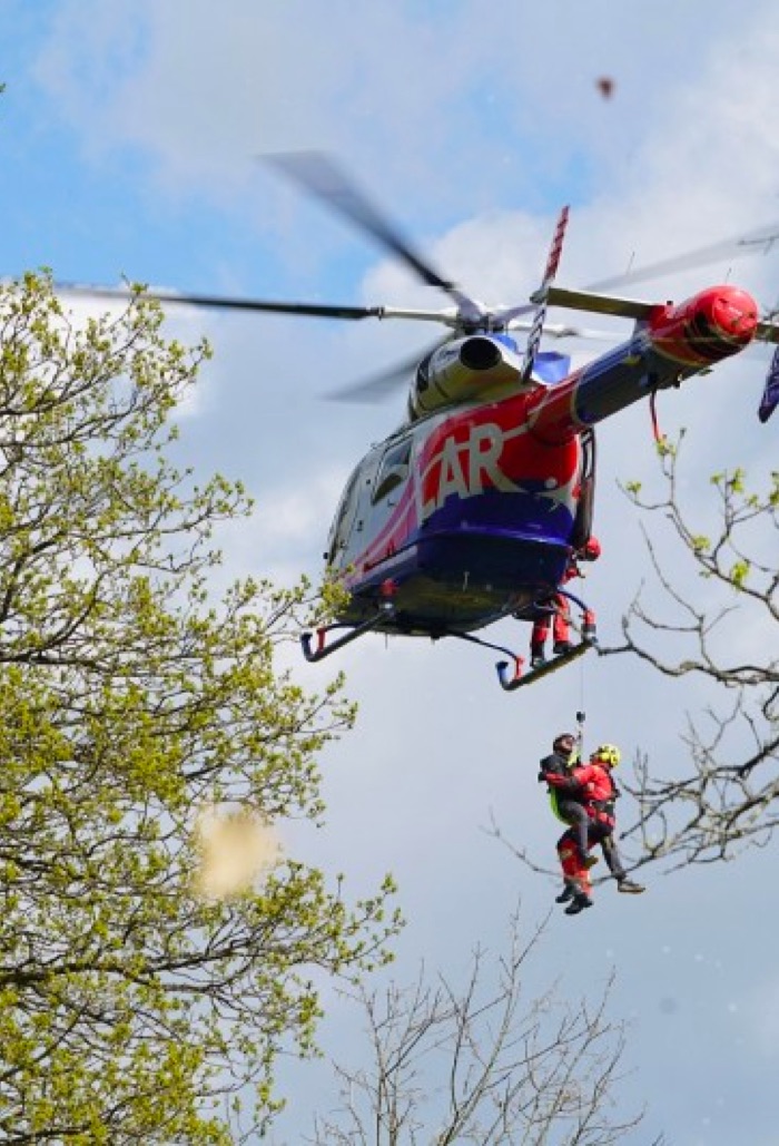 Image of an LAR helicopter